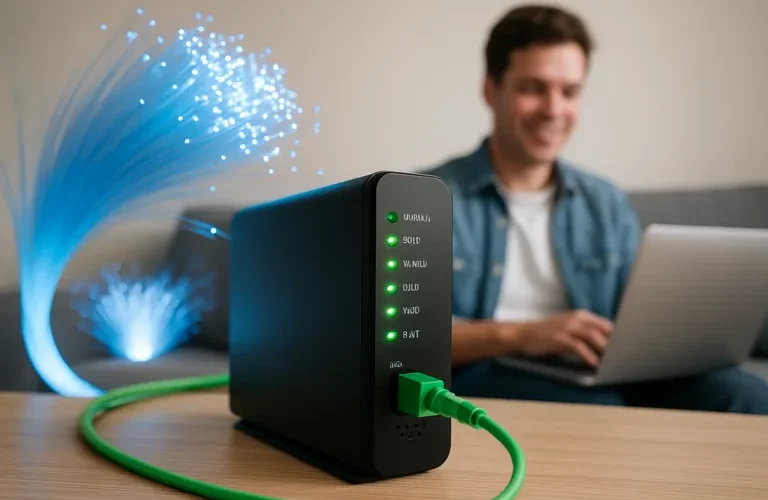 Kies voor glasvezel en ervaar razendsnel, stabiel en toekomstvast internet thuis