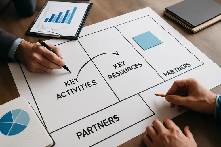 Infrastructuur: sleutelactiviteiten, middelen en partners