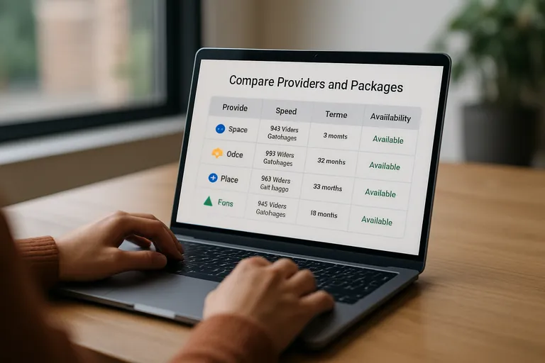 Providers en pakketten vergelijken