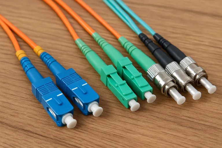 Soorten glasvezelkabels en connectoren