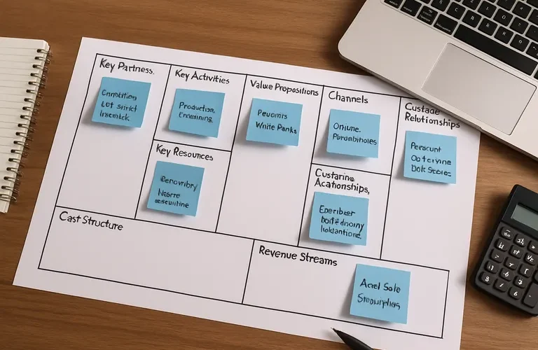 Van klantsegmenten tot inkomstenstromen: zo laat je alle bouwstenen van je business model canvas samenwerken